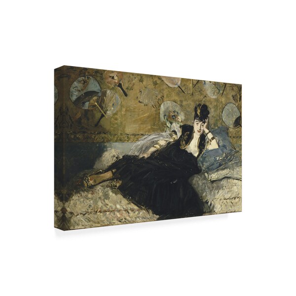 Manet 'Woman With Fans' Canvas Art,12x19